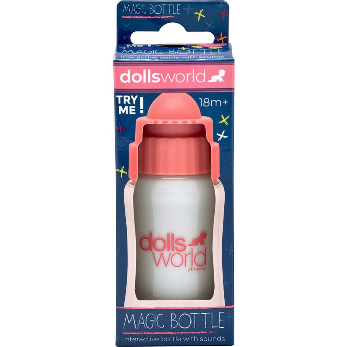 Dolls World Kouzelná lahvička se zvuky miminka