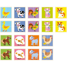 Studo Wood Puzzle Zvířátka z farmy 36 dílků