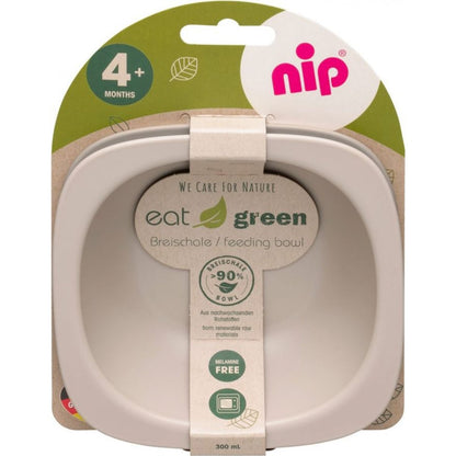 NIP green line miska, 2 ks, grey - brown