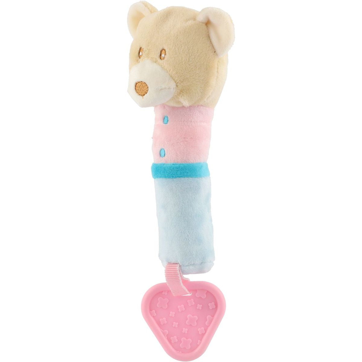Teddies Pískátko medvěd béžové 22 cm