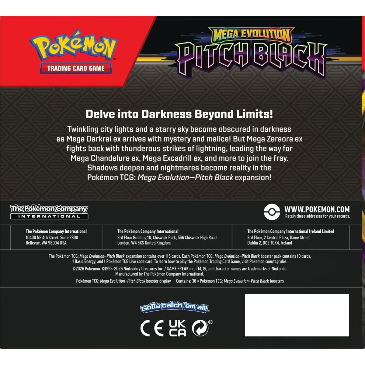 Pokémon TCG: ME05 Pitch Black - Booster