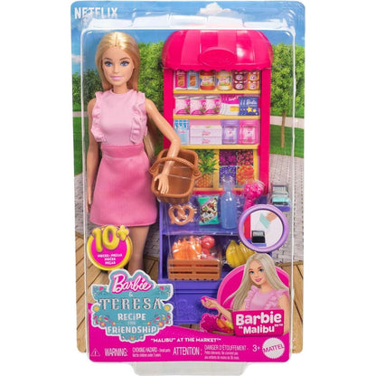 Barbie Panenka Malibu nakupuje herní set