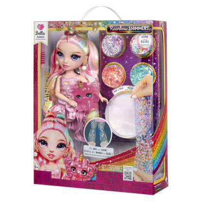 Rainbow High Panenka se slizem a třpytkami - Bella (pink)