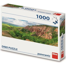 Dino panoramatické puzzle Červená rokle 1000 dílků