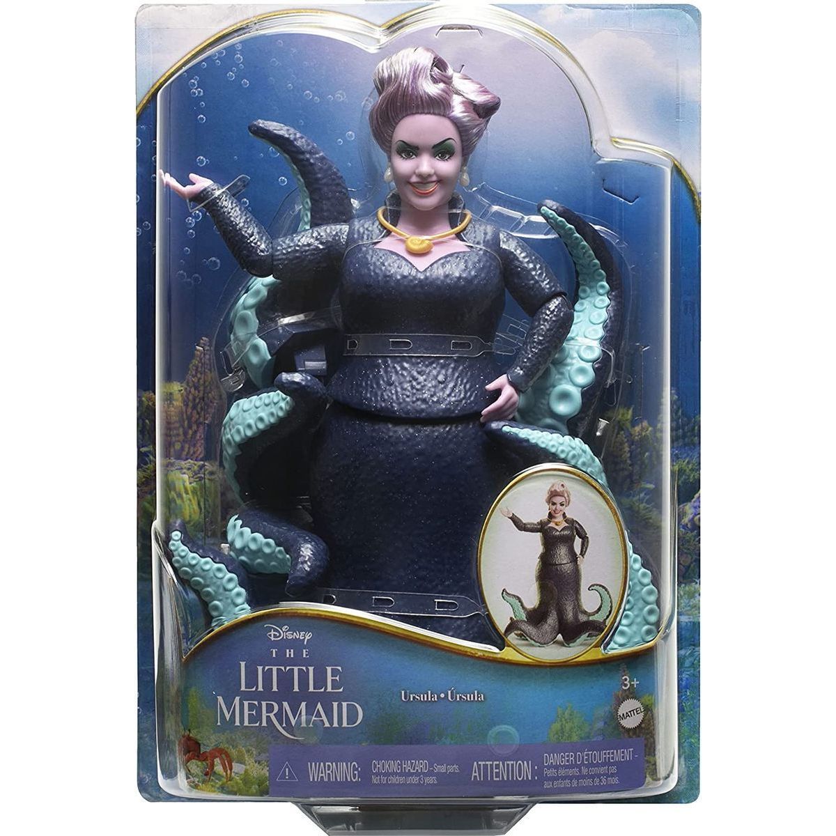 Mattel Disney Princess panenka Mořská čarodějnice Ursula