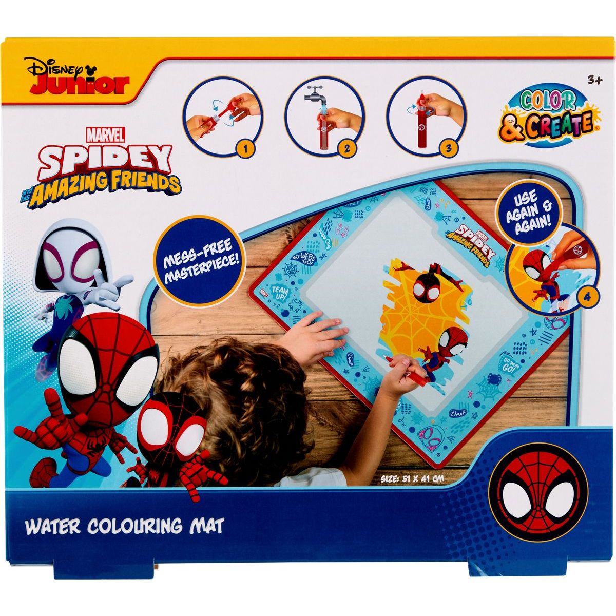 Alltoys Canenco Kreativní podložka na vodní malování Spidey