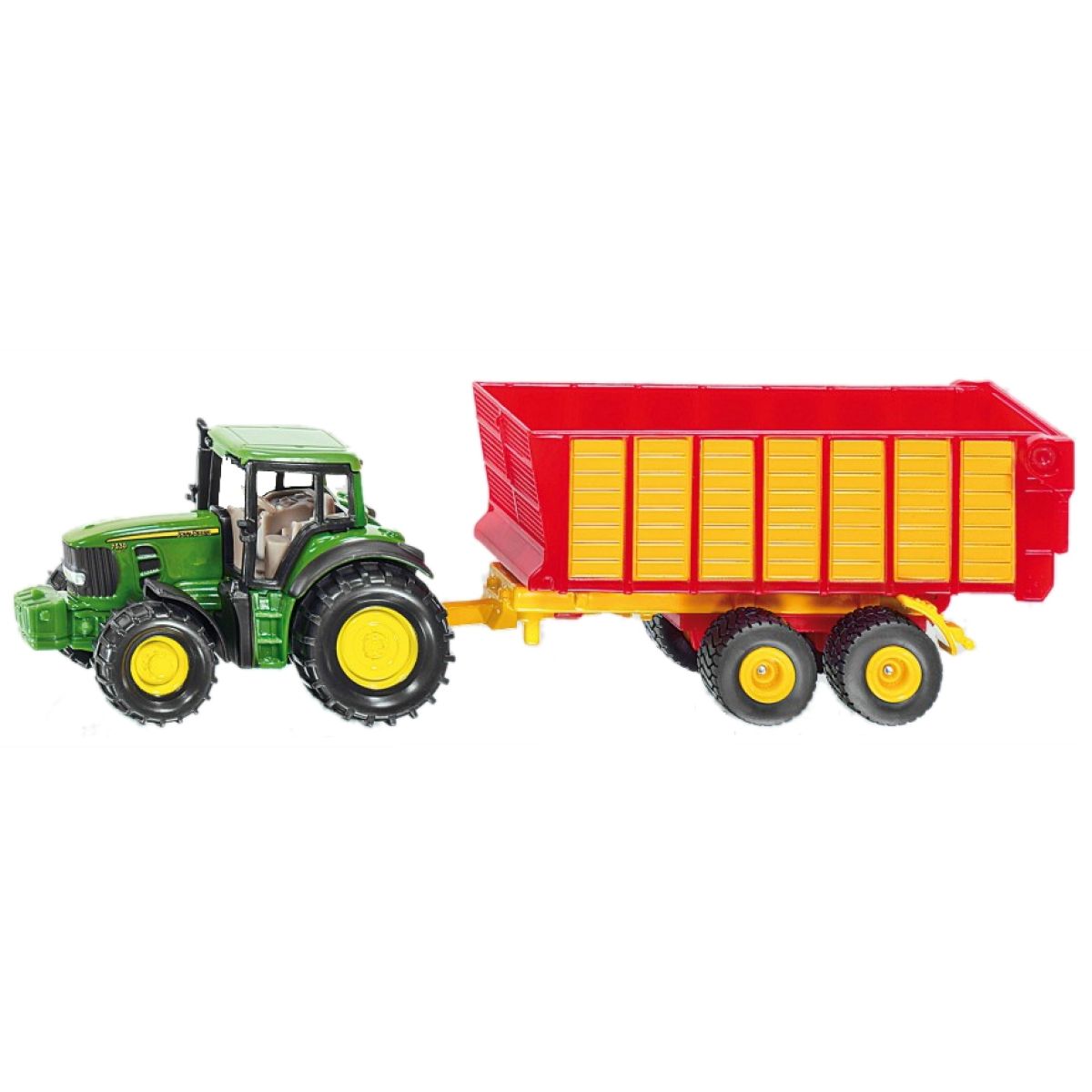 Siku 1650 John Deere 7530 s přívěsem na siláž 1:55 - Poškozený obal