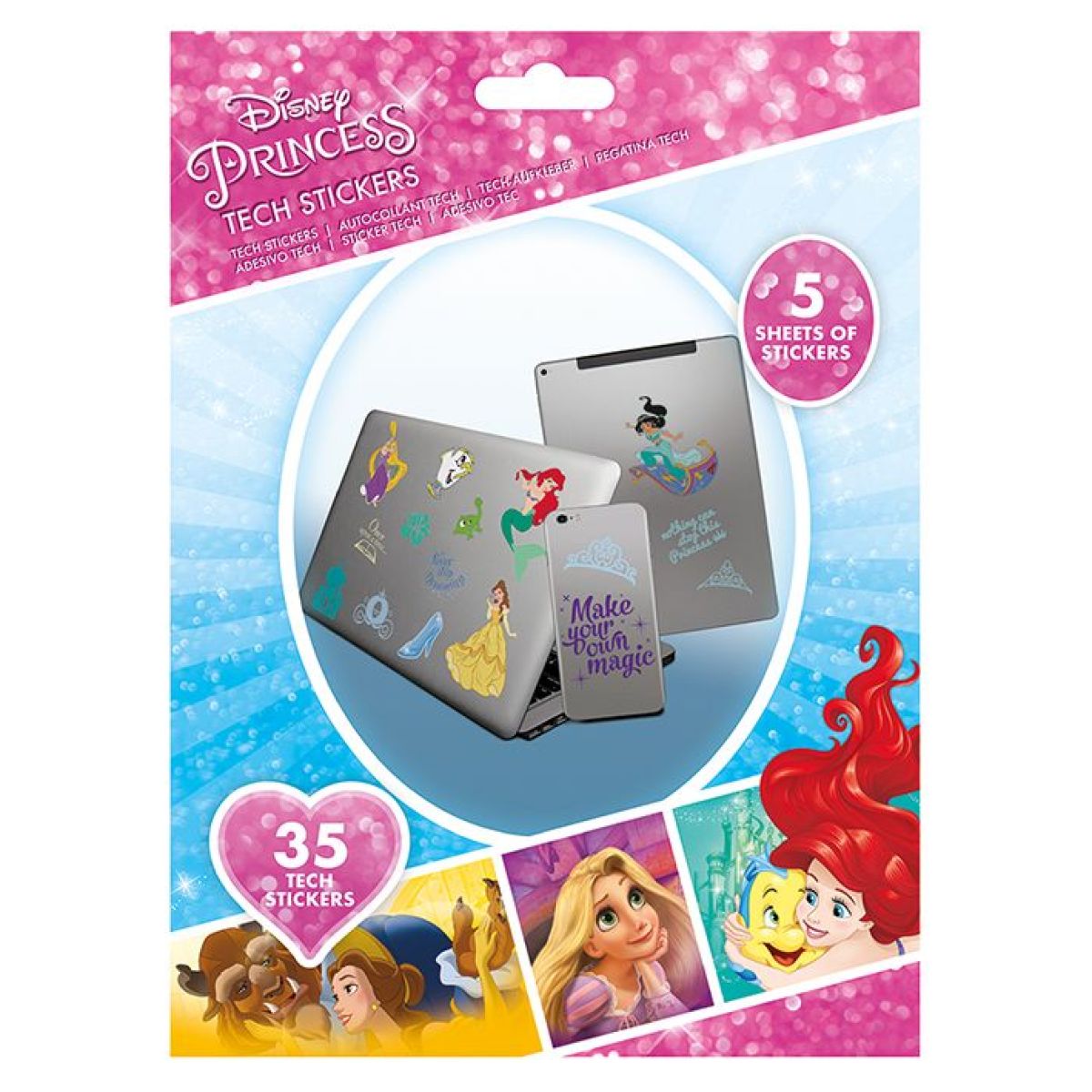 Pyramid International Disney princezny Sada technických samolepek