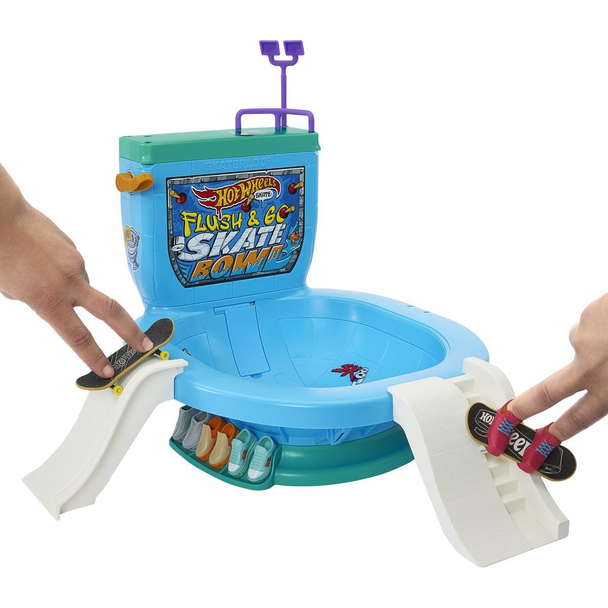 Hot Wheels Skates Splachovací fingerboard skatepark