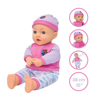 Lexibook Interaktivní panenka Power Baby Lina 37 cm