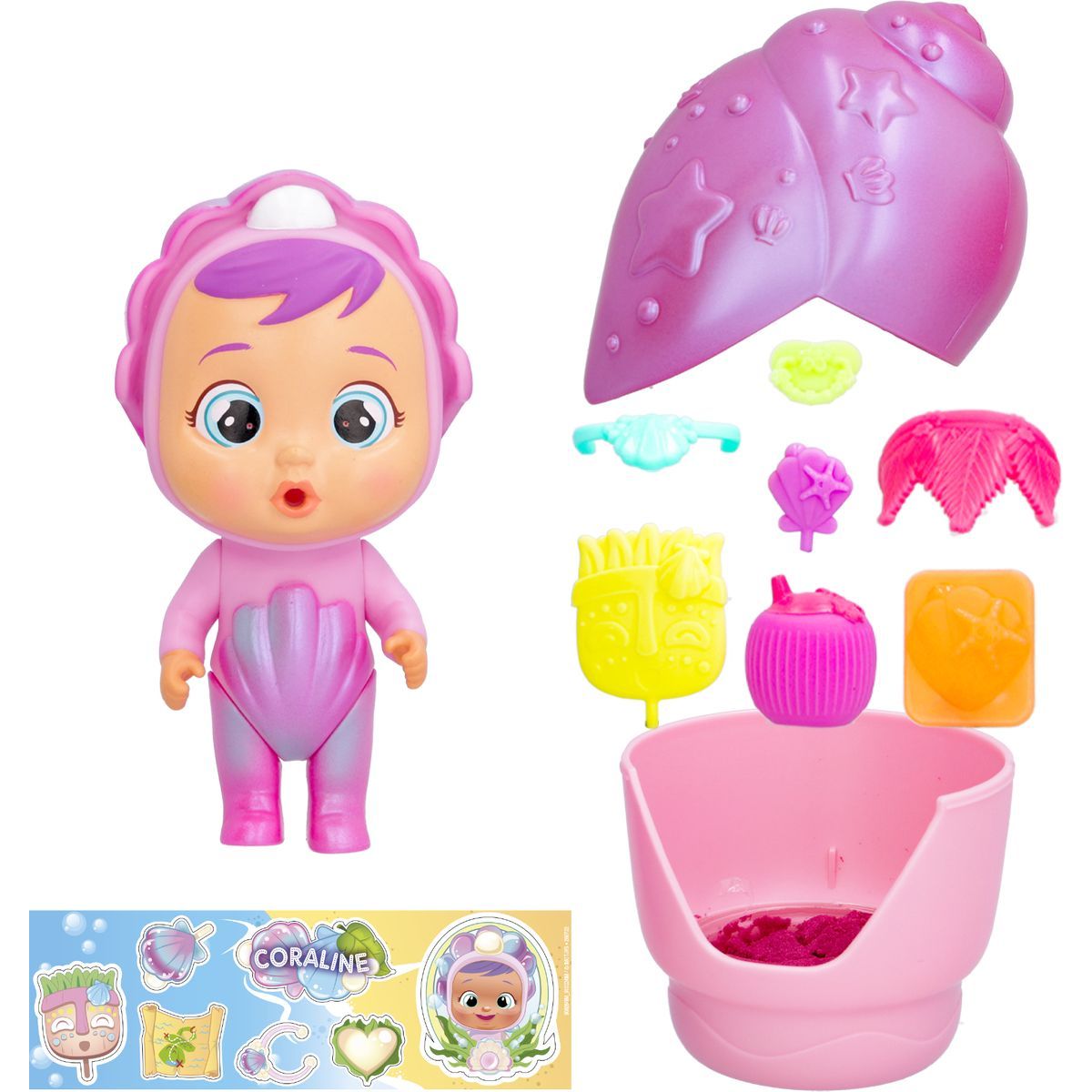 Cry Babies Magic Tears Shiny Shells panenka Coraline