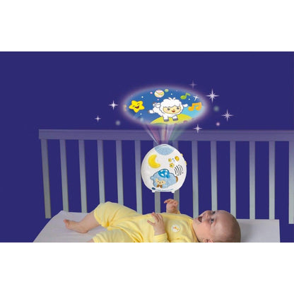VTech Projektor s uspávankami a barančekmi na oblohe SK