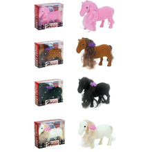 Alltoys Koník se sponkou na hřívě - hnědý koník