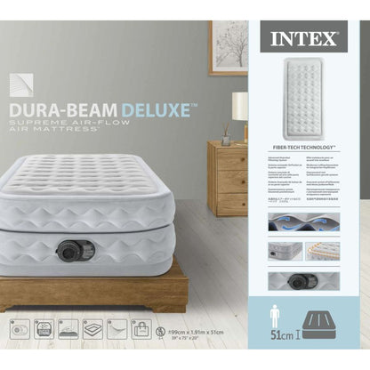 Intex 64488ND Nafukovací postel Dura-Beam Twin 99 x 191 x 51 cm - Poškozený obal