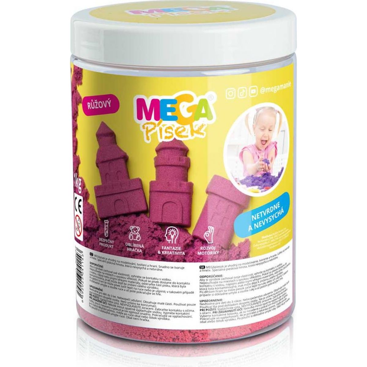 MEGApísek růžový