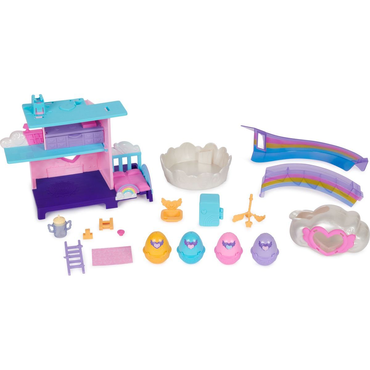 Hatchimals hrací sada duhový svět - líhnutí ve vodě