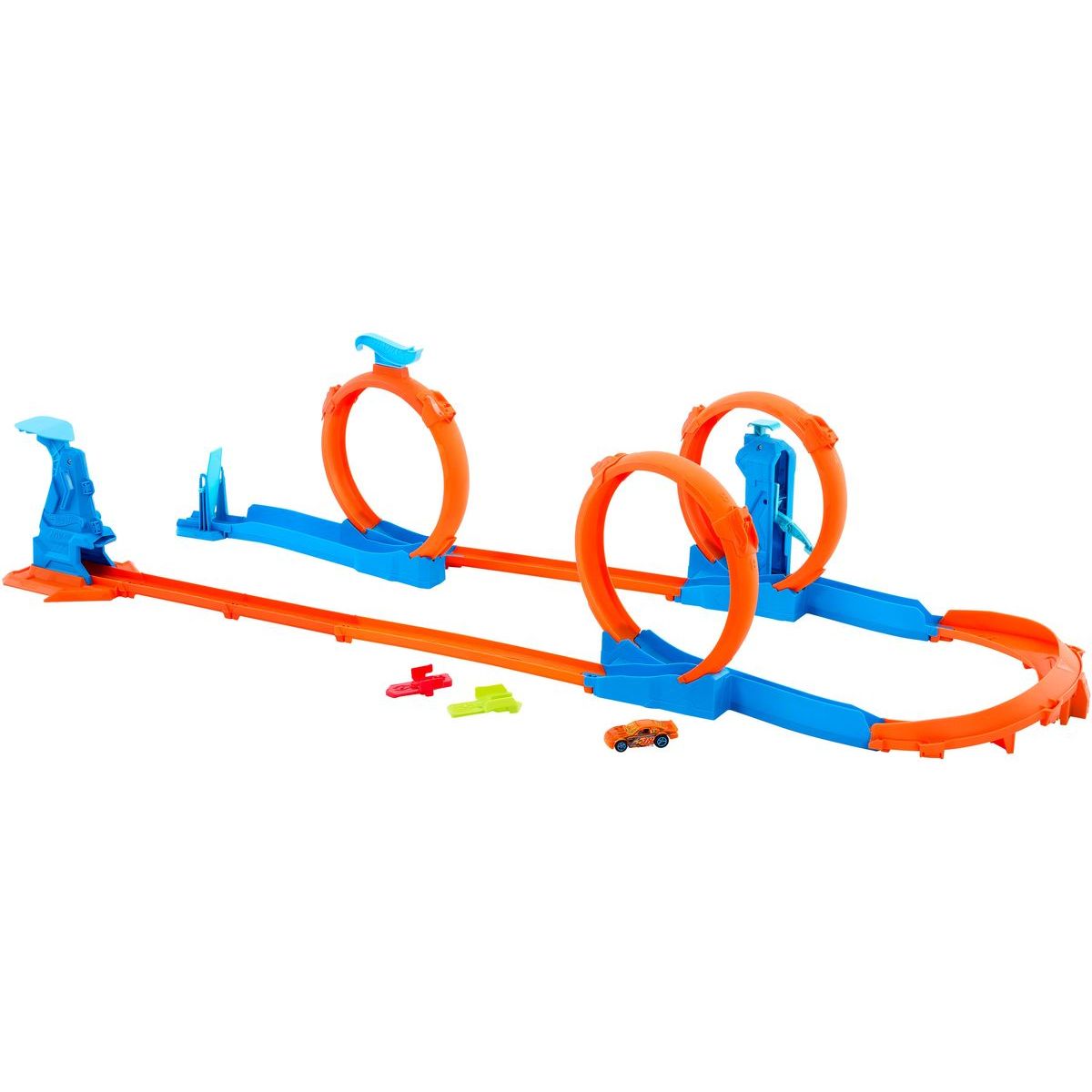 Hot Wheels Track Creator dráha trojitá smyčka