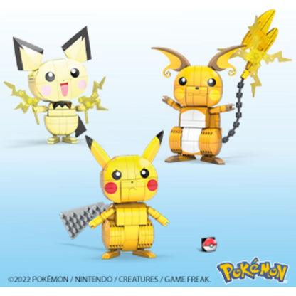 Mega Construx Postav a vystav si Pikachu a jeho vývojové Trio