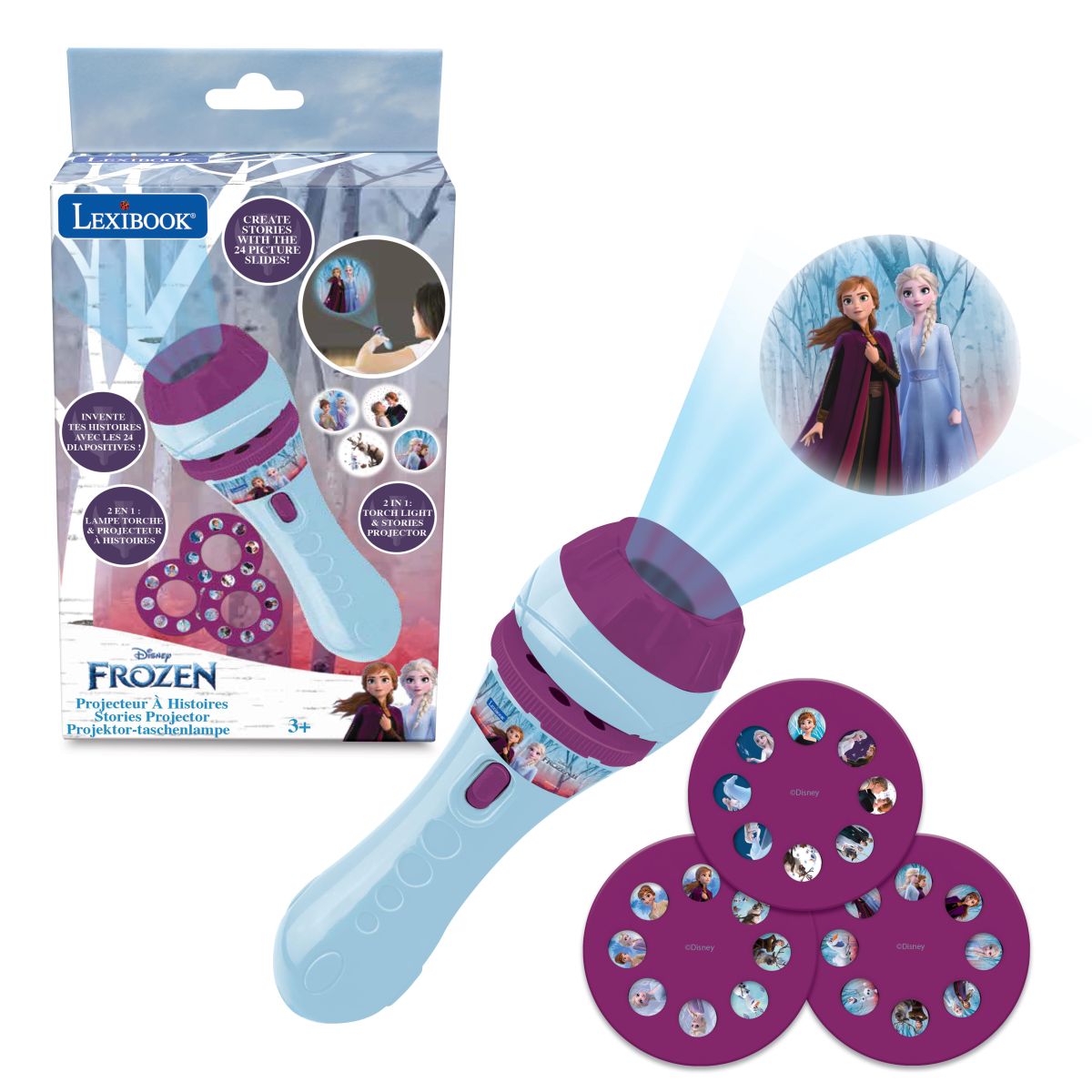 Lexibook Baterka s projektorem příběhů Frozen