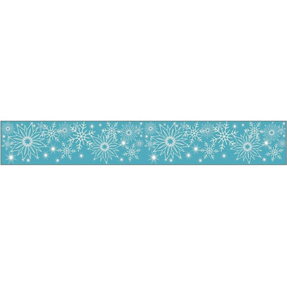 Samolepka zimní na cívce 7,6 x 200 cm vločky