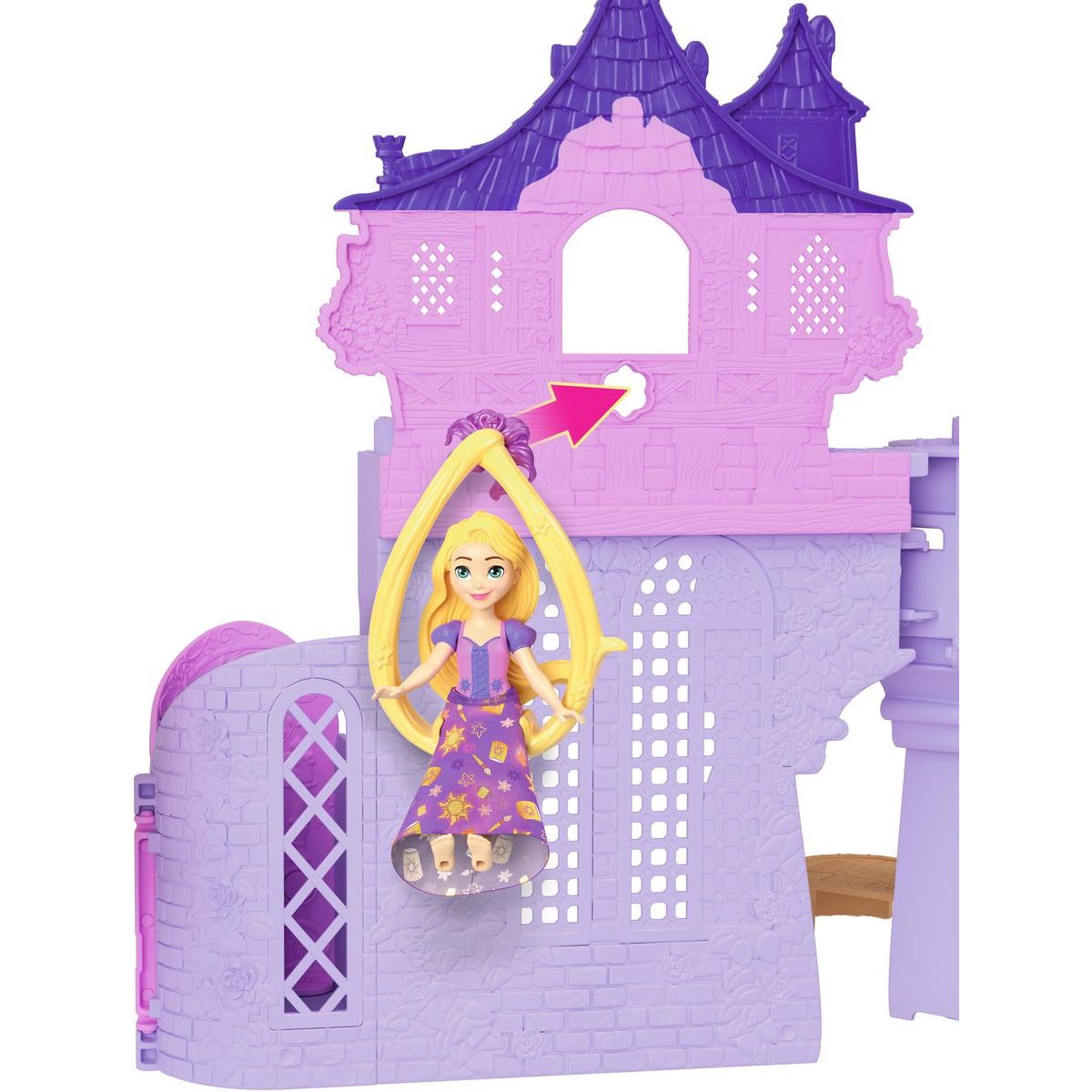 Disney Princess Věž s malou panenkou Locikou
