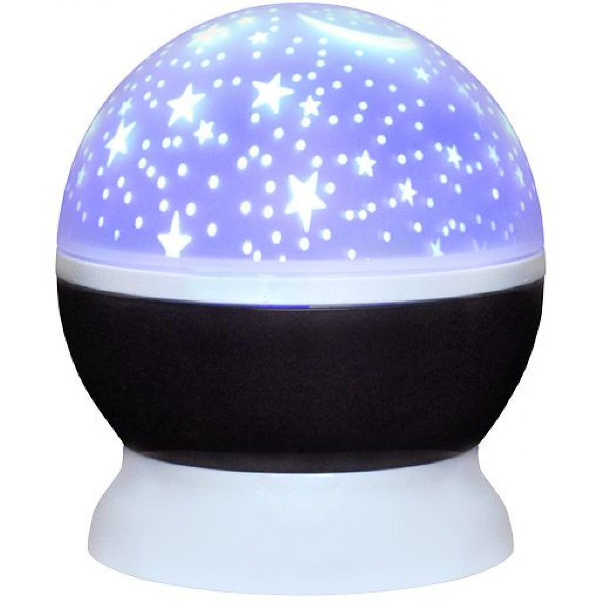 LED vánoční projekční koule, multicolor, 9 režimů, otáčení, USB, 4 x AAA