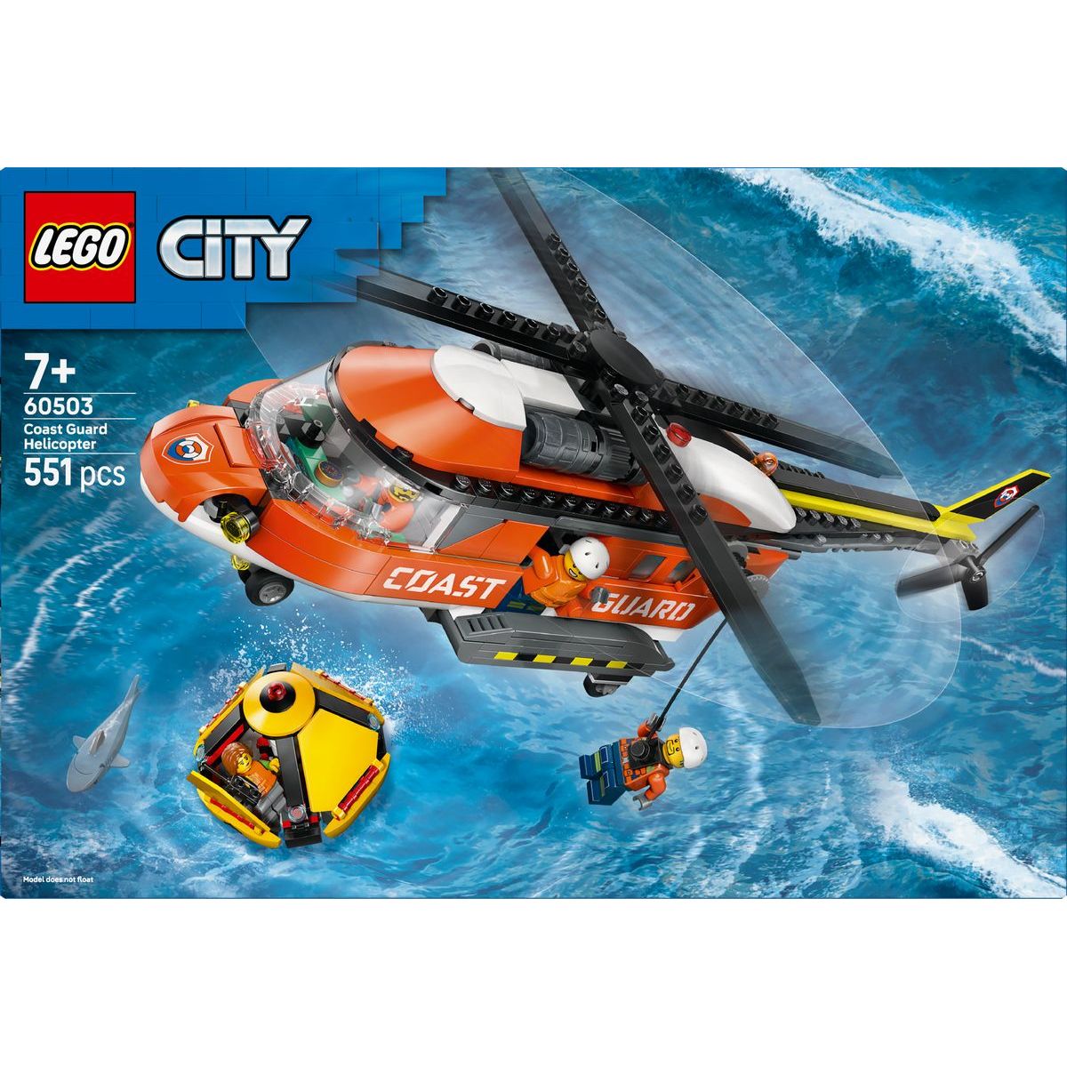 LEGO® 60503 Helikoptéra pobřežní hlídky