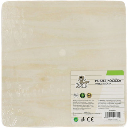 BABU - Ručně vyráběné puzzle - Kočička