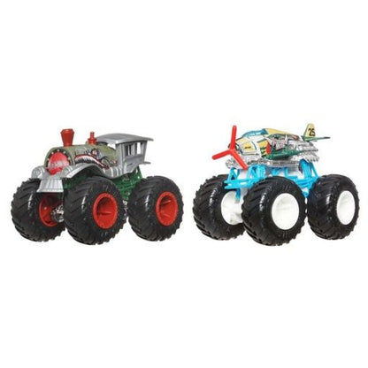 Mattel Hot Wheels Monster trucks demoliční duo Loko Punk a Airplane Mode
