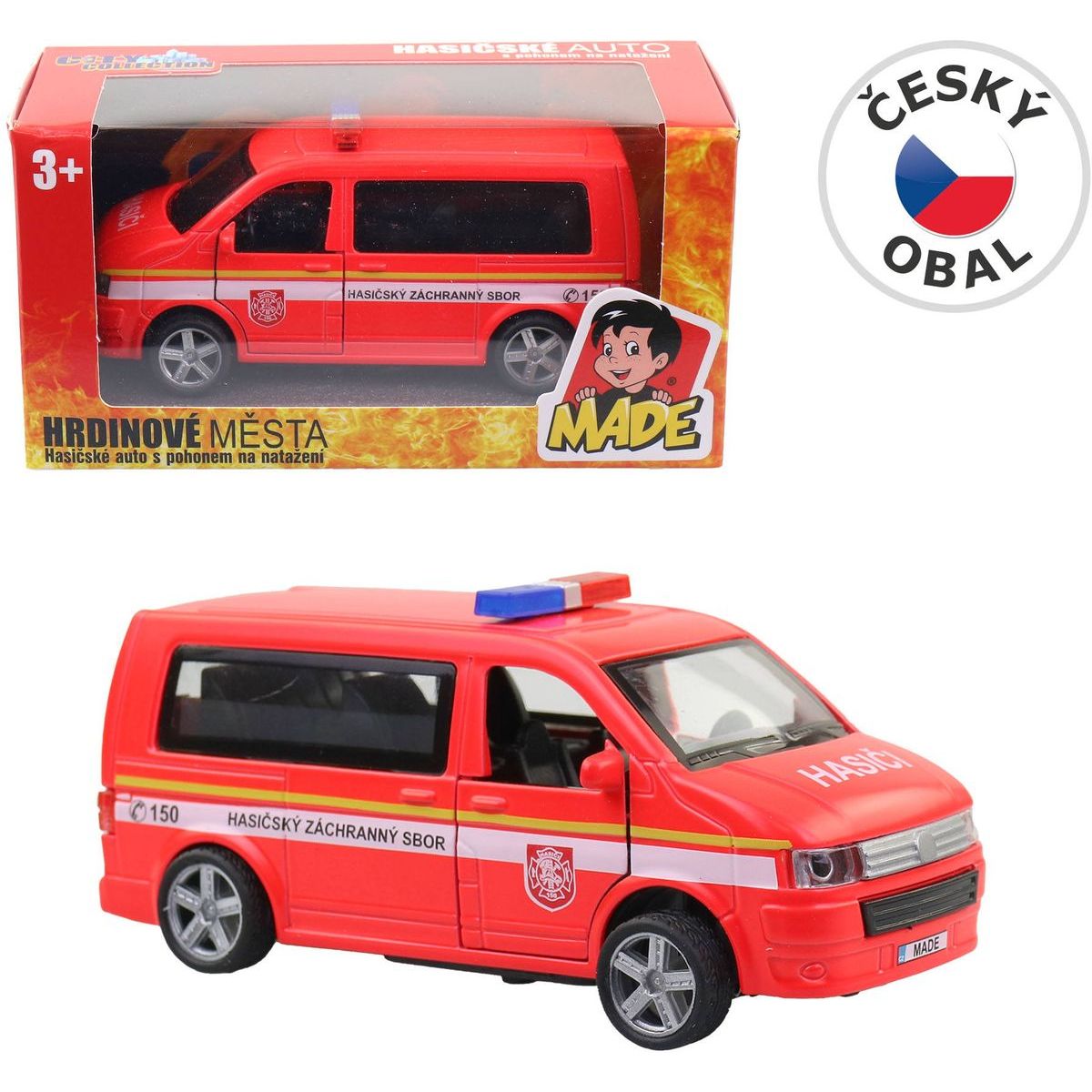 MaDe Auto, hasičská dodávka, CZ design i box