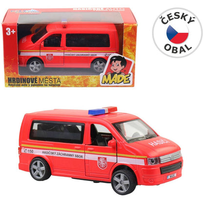 MaDe Auto, hasičská dodávka, CZ design i box