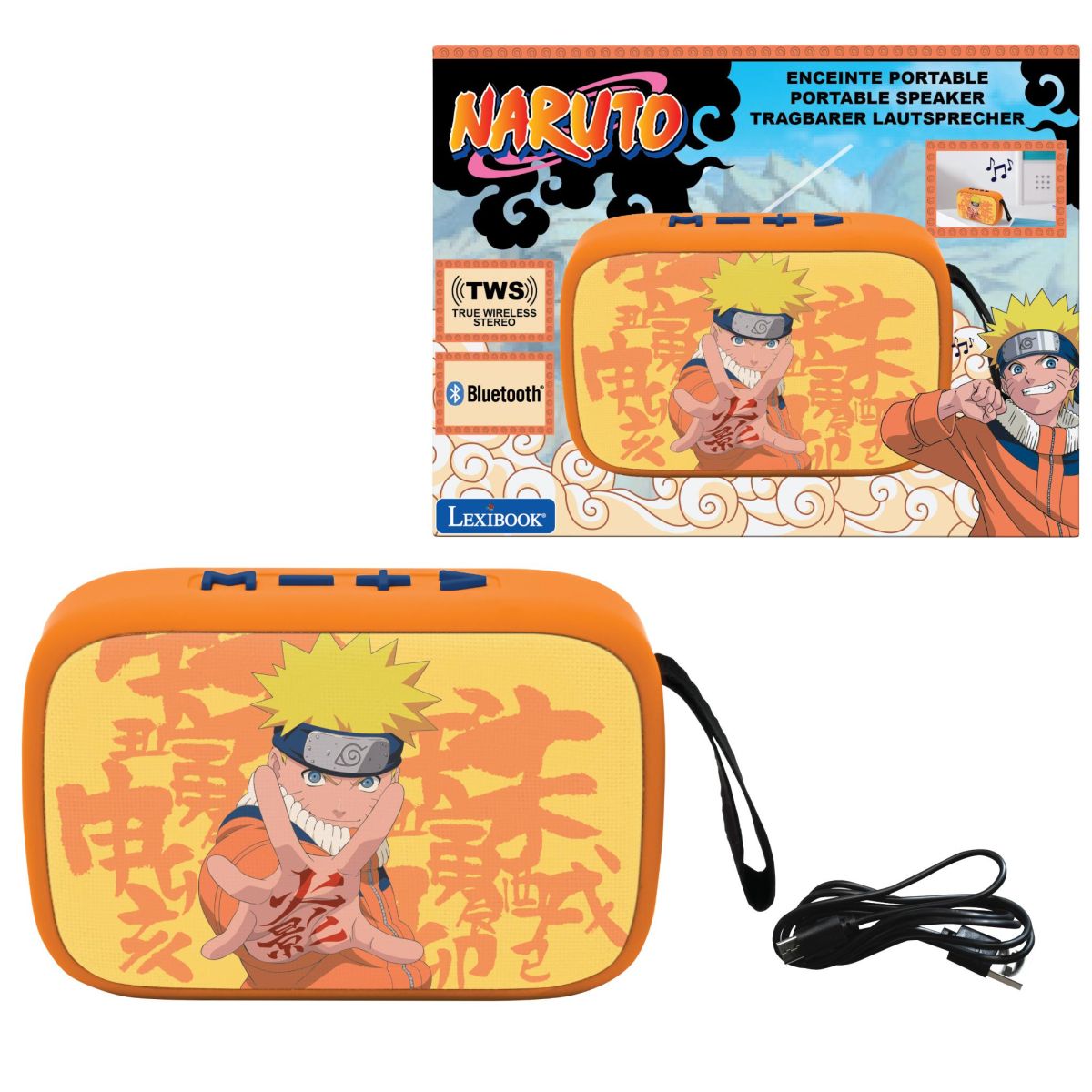 Lexibook Reproduktor Naruto s látkovým povrchem