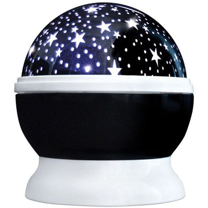 LED vánoční projekční koule, multicolor, 9 režimů, otáčení, USB, 4 x AAA