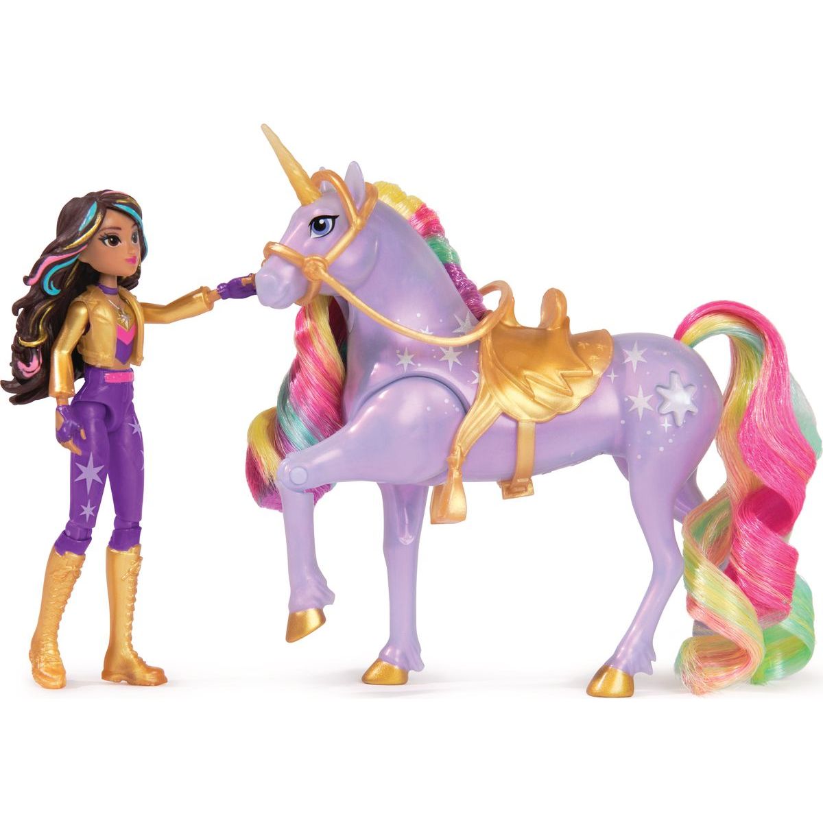 Spin Master Jednorožčí akademie světelný jednorožec a figurka 11 cm Sophia & Wildstar