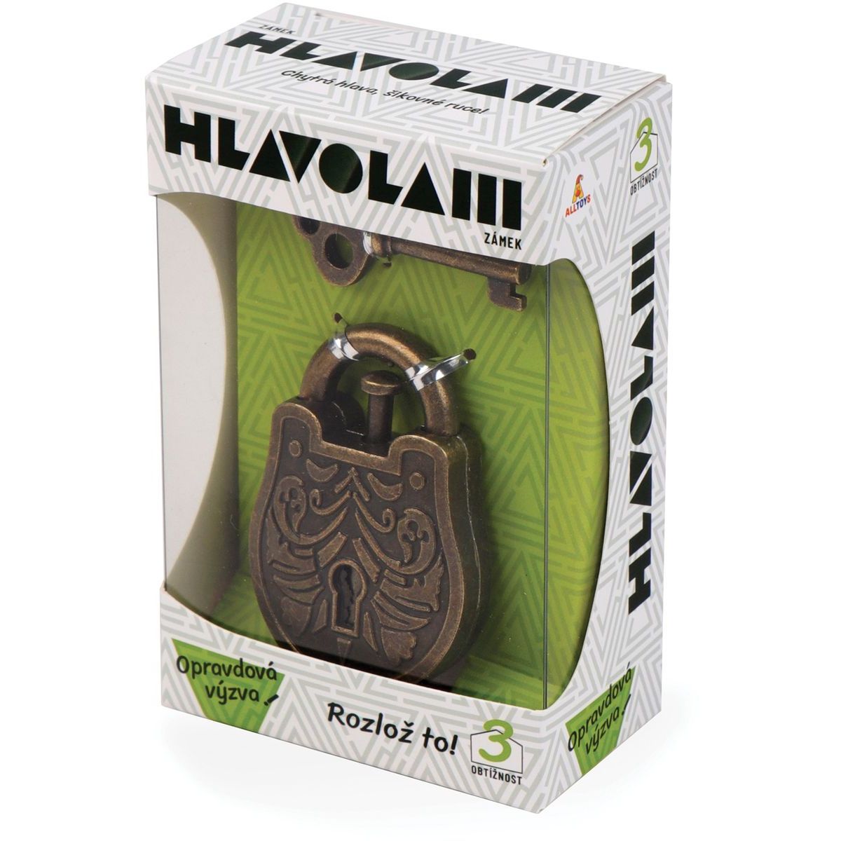 Alltoys Kovový hlavolam Zámek