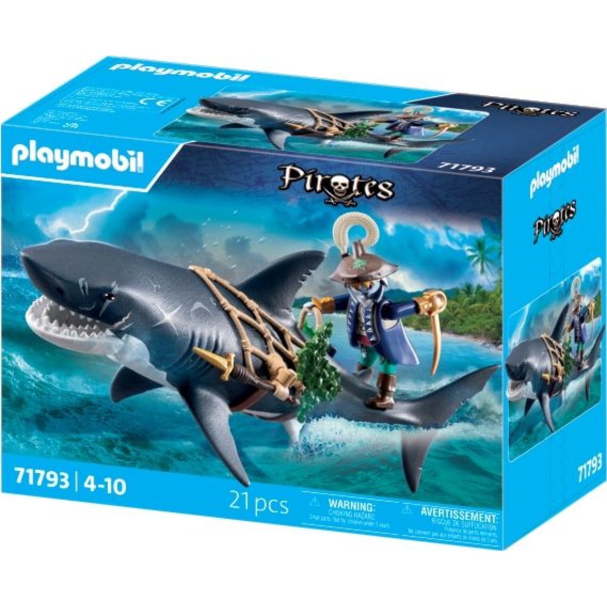 Pirát se žralokem obrovským
