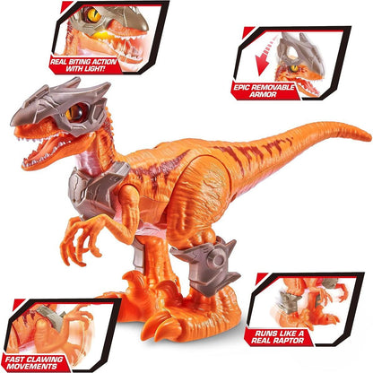 Robo Alive Dino Wars Raptor Orange