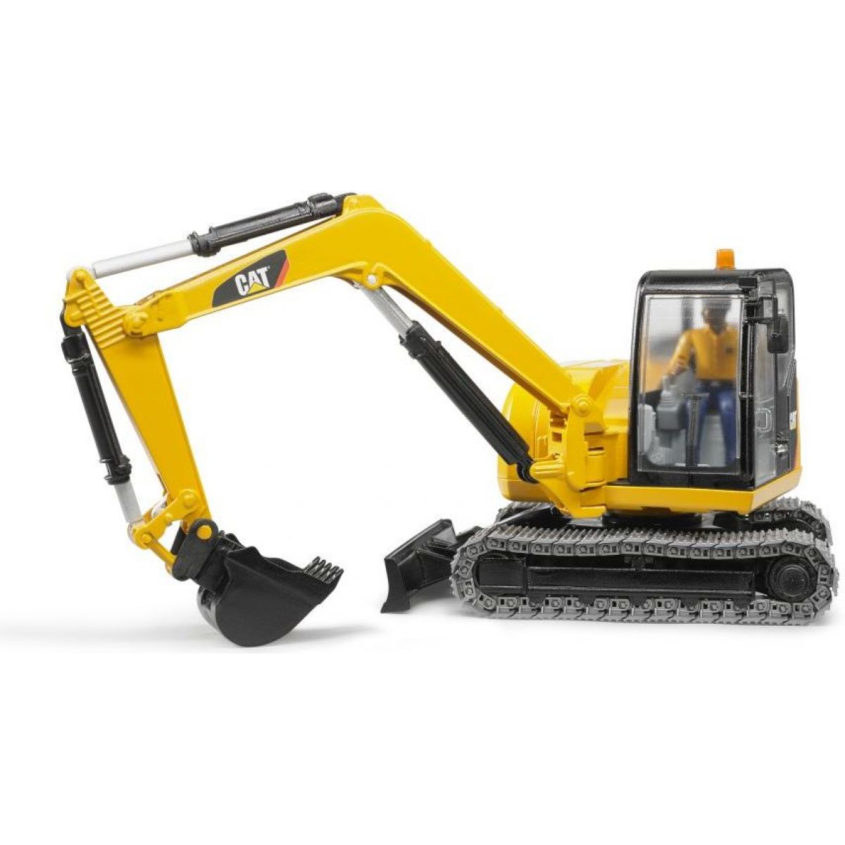 Bruder 2466 Minibagr CAT s figurkou 1:16