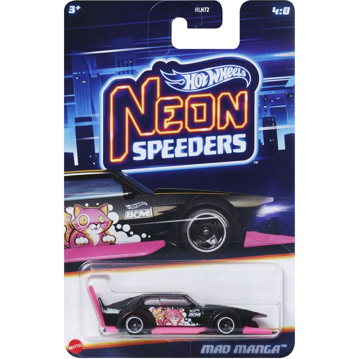 Mattel Hot Wheels autíčko Neon Speeders 1:64