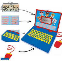 Lexibook Česko-anglický vzdělávací notebook Tlapková patrola
