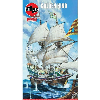 Airfix Classic Kit VINTAGE loď A09258V Golden Hind 1 : 72