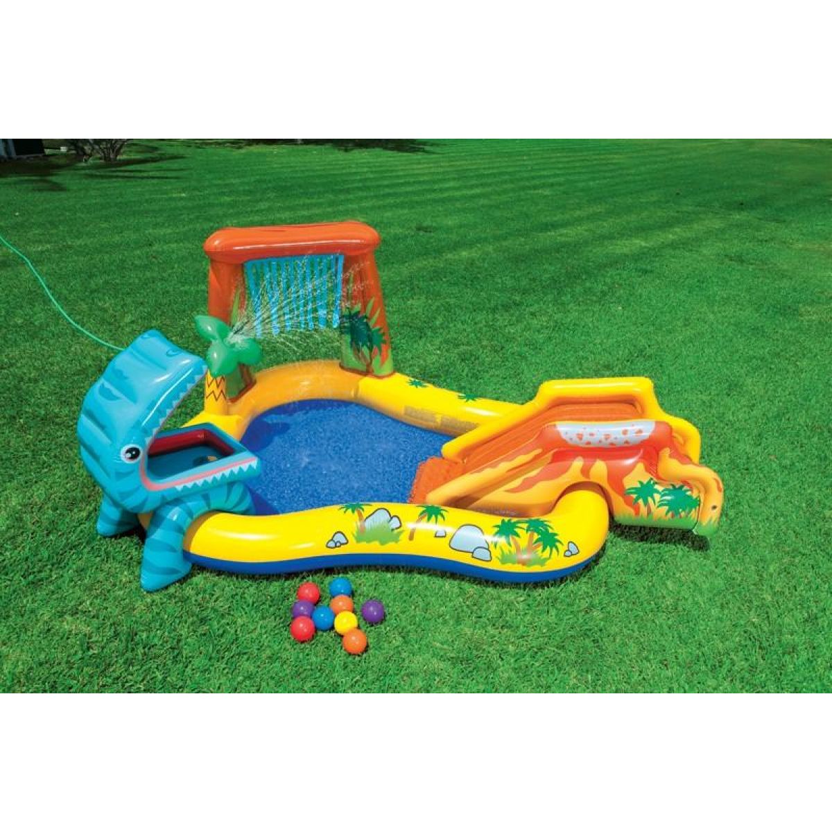 Intex 57444 Bazénové hrací centrum Dinosaurus 249 x 191 x 109 cm
