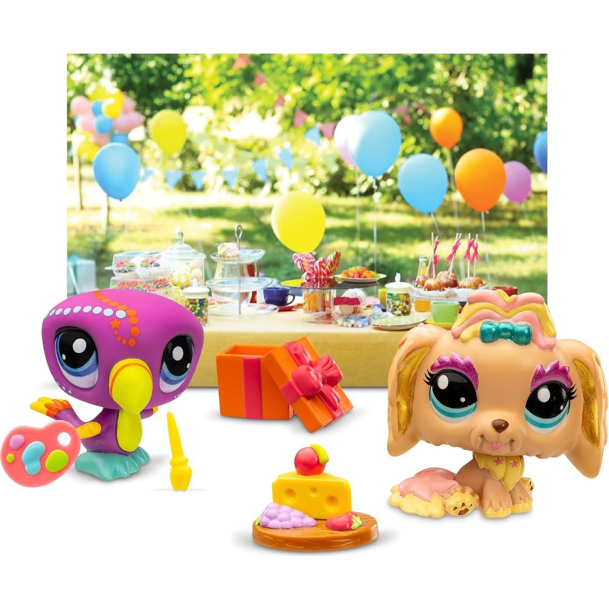TM Toys Littlest Pet Shop balení 2 figurek Petfluenceři 102, 103