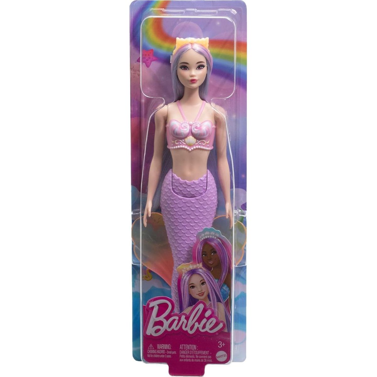 Mattel Barbie Pohádková mořská panna - fialová