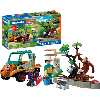 PLAYMOBIL® 72072 Vozidlo ošetřovatele zvířat