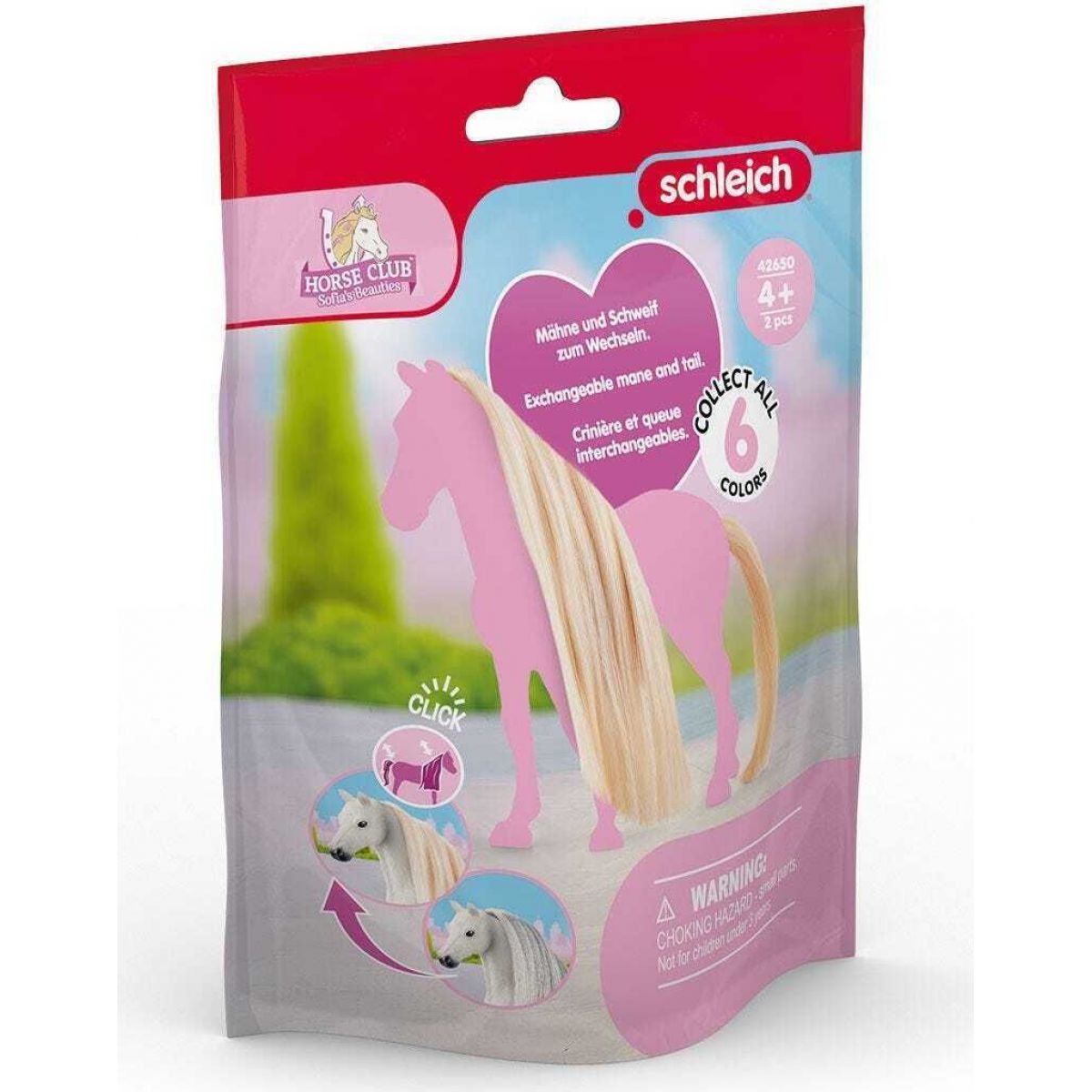 Schleich 42650 Blond doplňky na ocas a hřívu