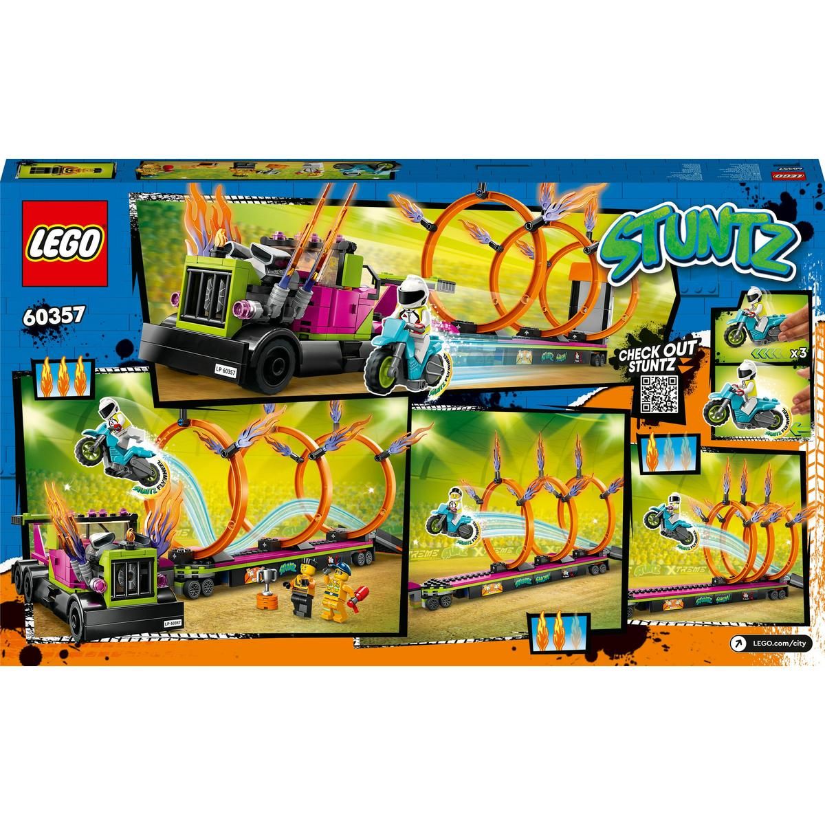 LEGO® City 60357 Tahač s ohnivými kruhy