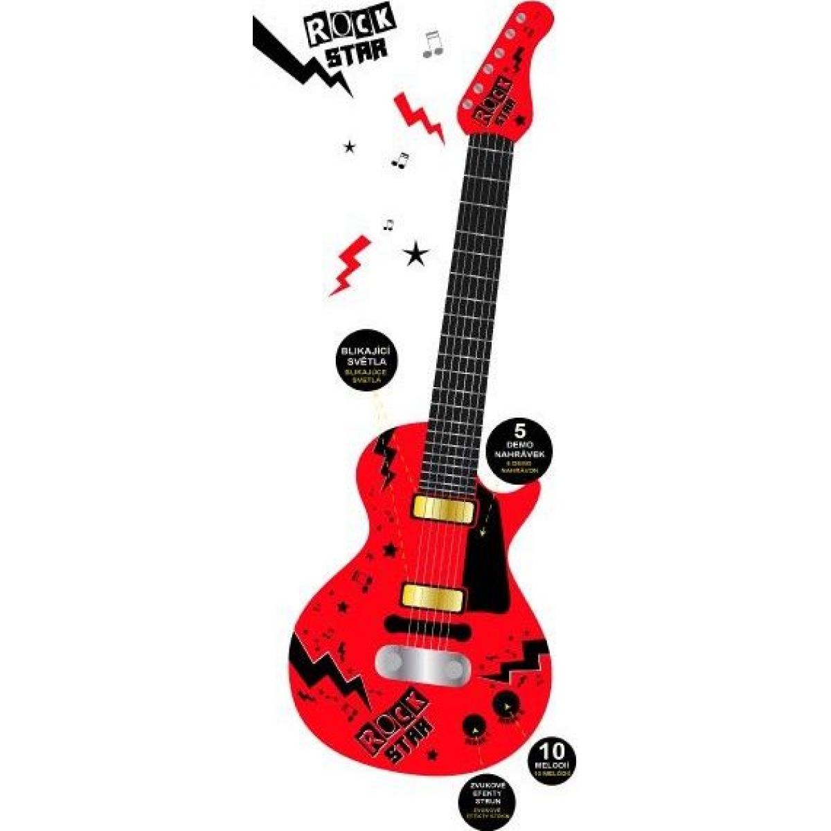 Kytara elektrická ROCK STAR plast 58 cm