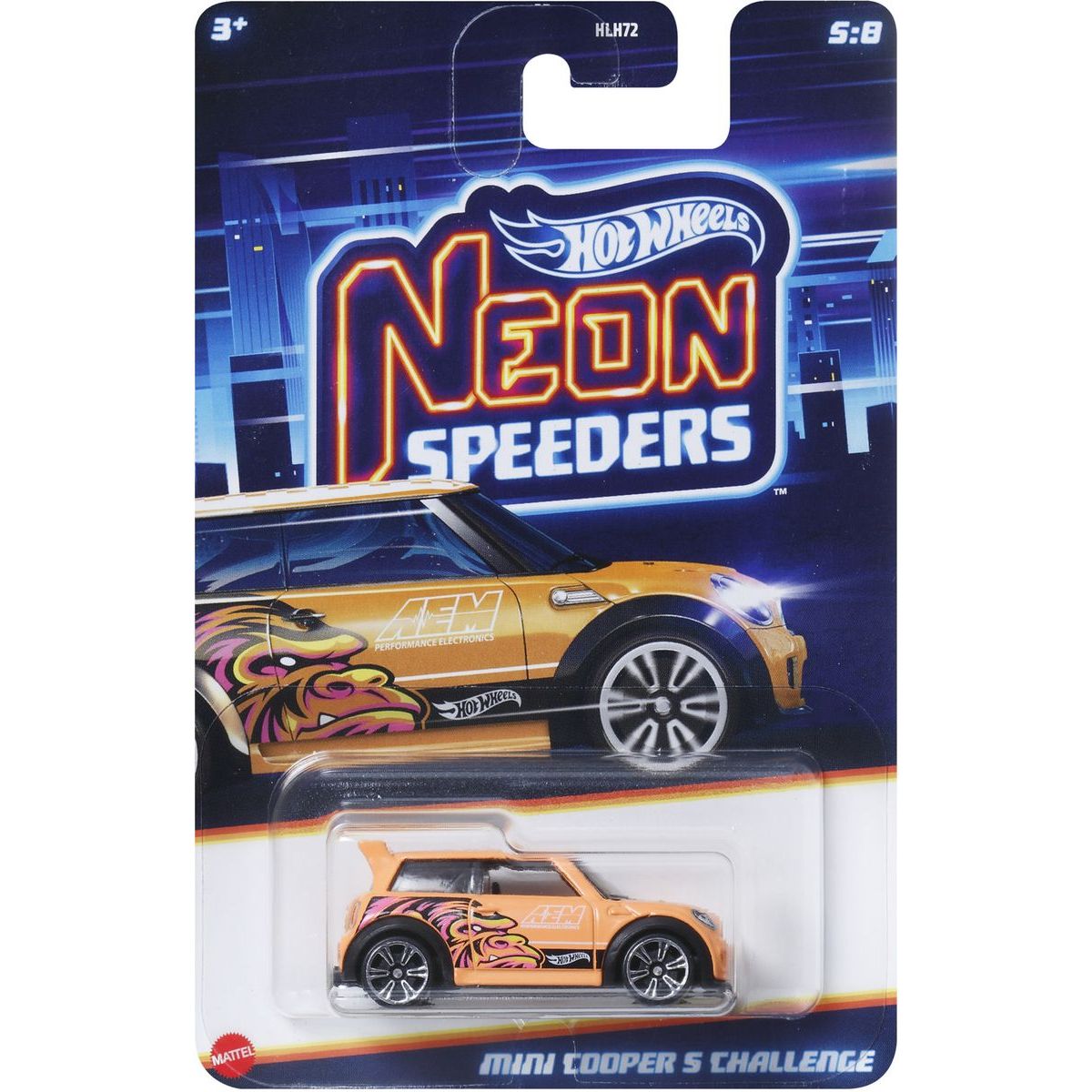 Mattel Hot Wheels autíčko Neon Speeders 1:64