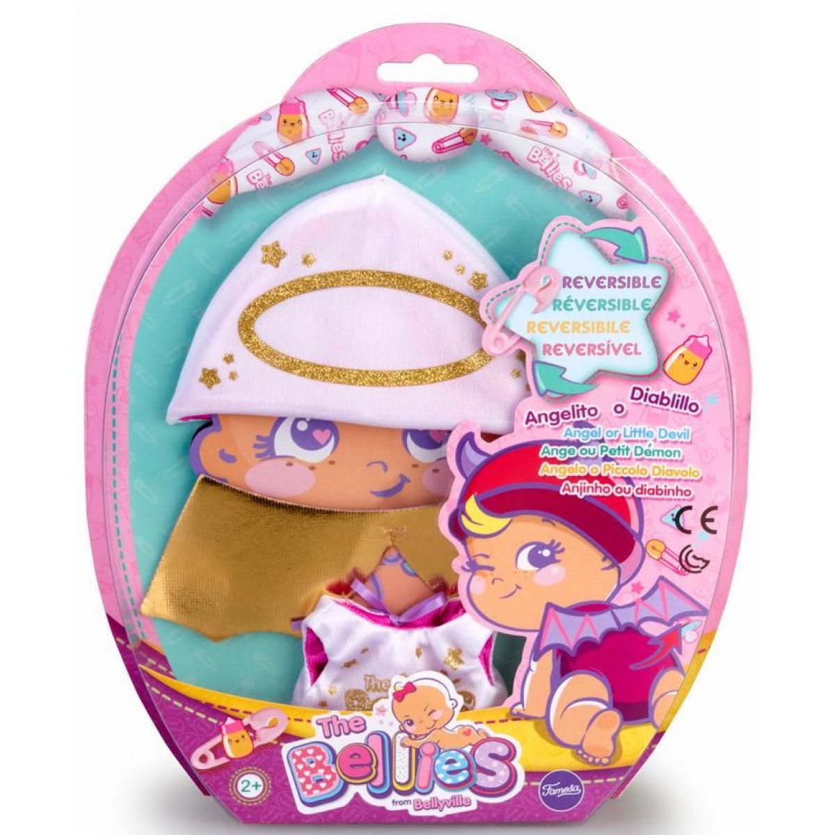 Epee Bellies Sweet Tummies sada oblečků 2 v 1 anděl a čert 16 cm